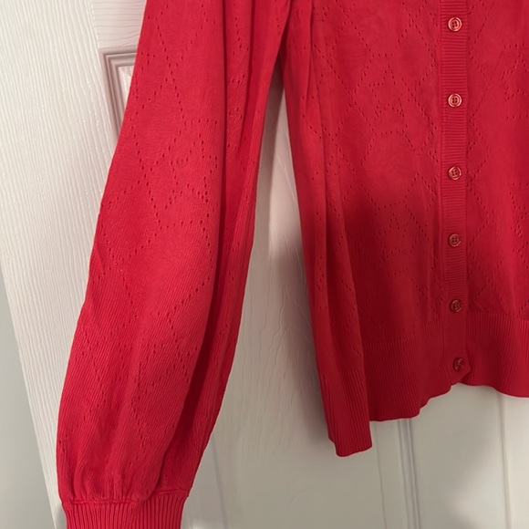 Torrid hot pink button up cardigan sweater size 1 NWT - Picture 3 of 6